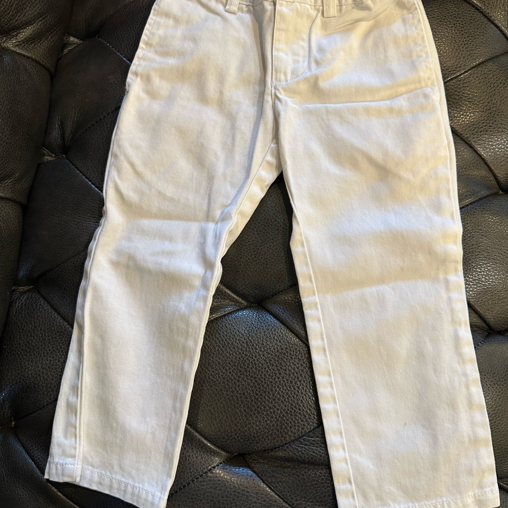 White Denim Pants